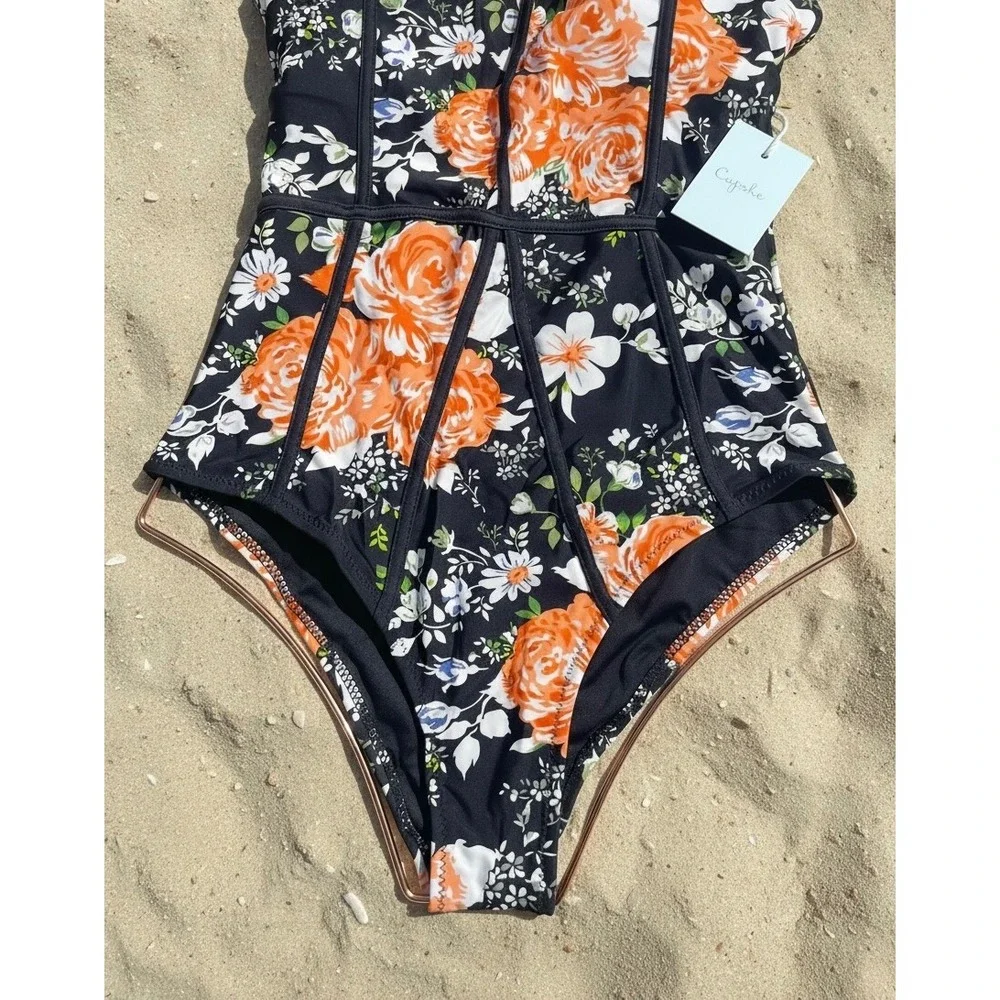 CUPSHE‎ Hidden Fragrance Floral One-Piece Swimsuit | NWT – SIZE M